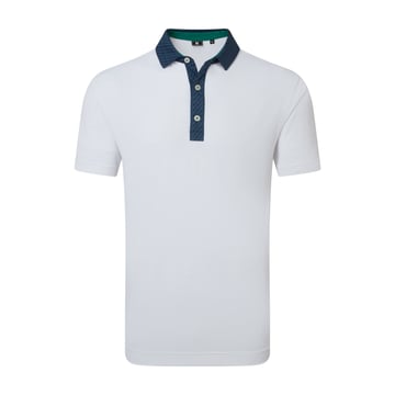 Star Geo Trim Pique Vit FootJoy