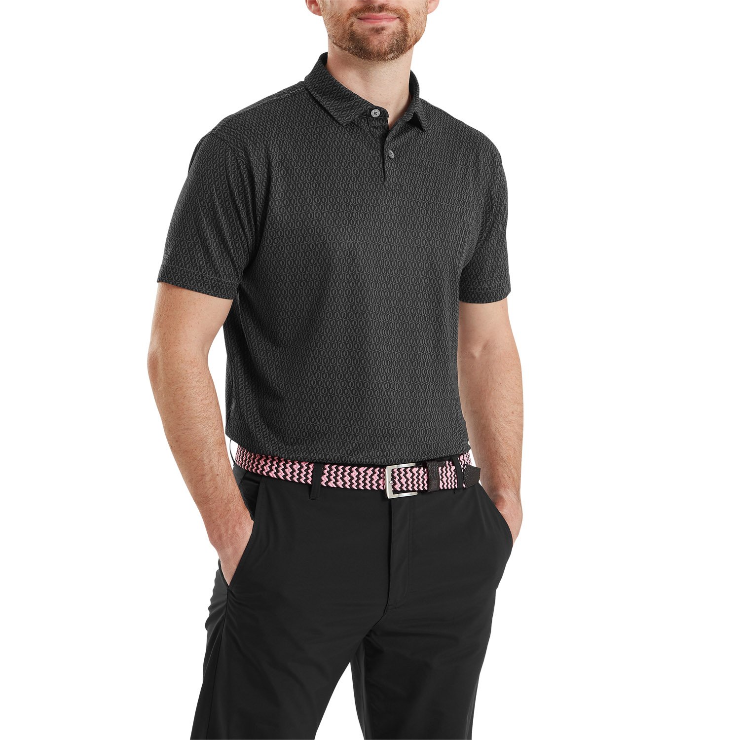 Modernist Geo Pique FootJoy Modernist Geo Pique FootJoy