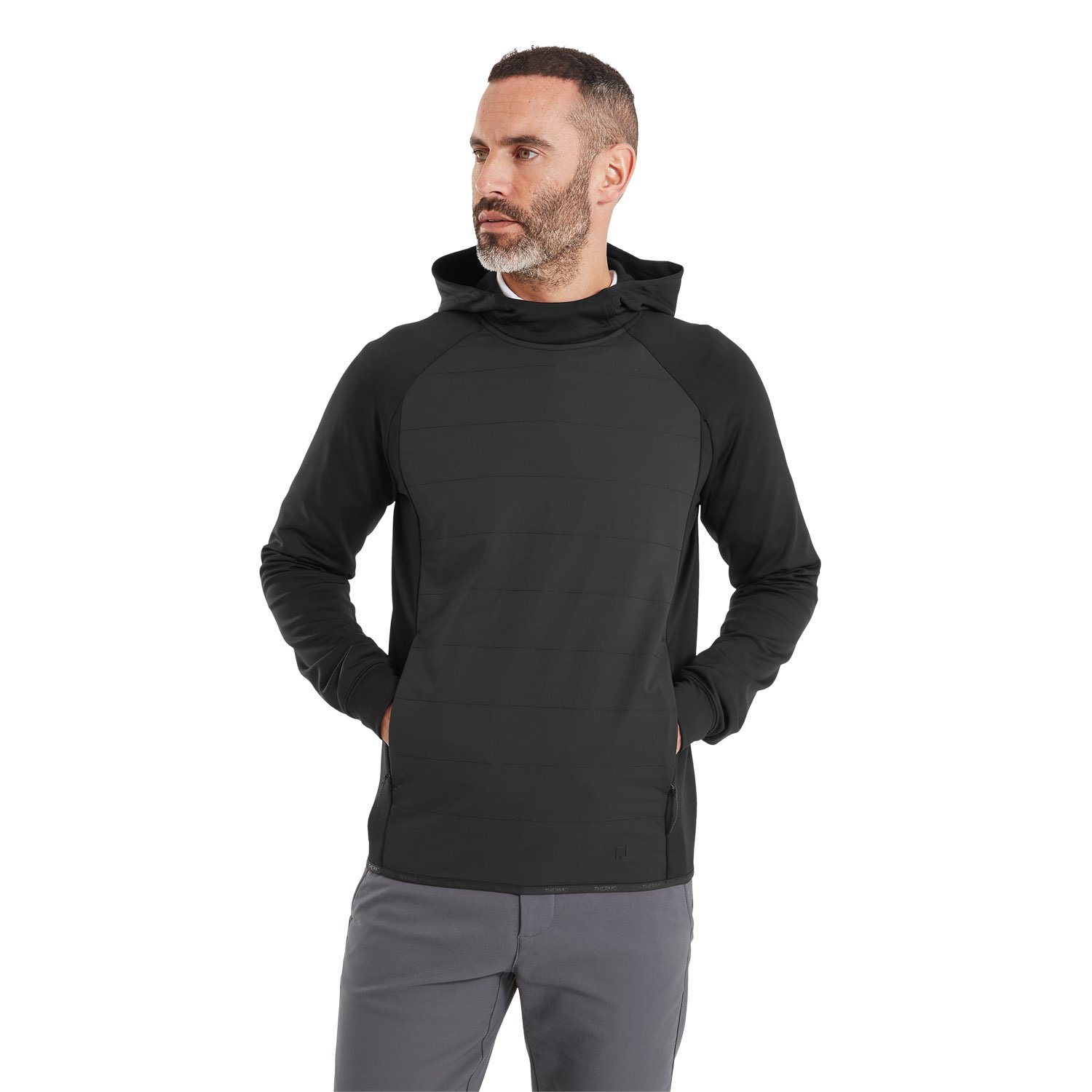 Ts Hybrid Hoodie Svart FootJoy Ts Hybrid Hoodie Svart FootJoy