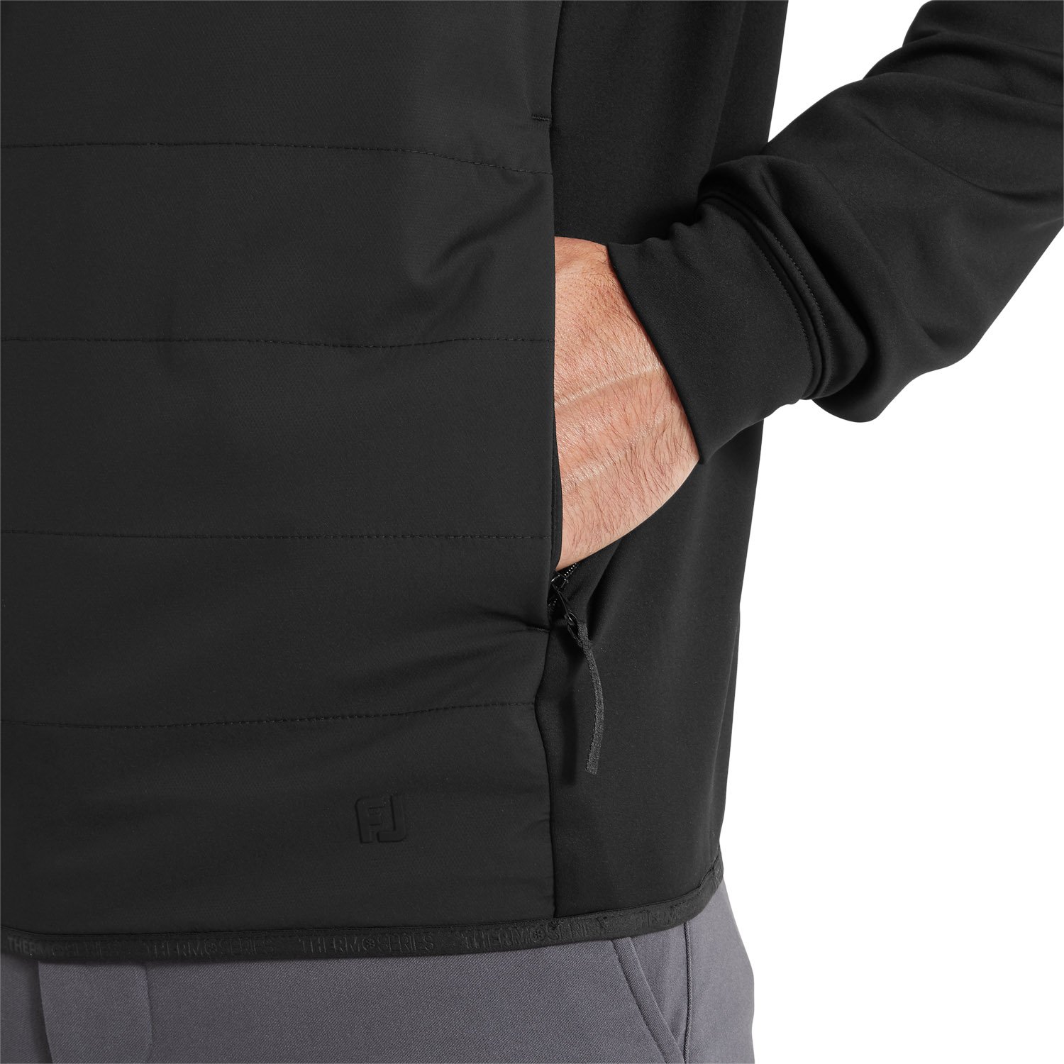 Ts Hybrid Hoodie Svart FootJoy Ts Hybrid Hoodie Svart FootJoy