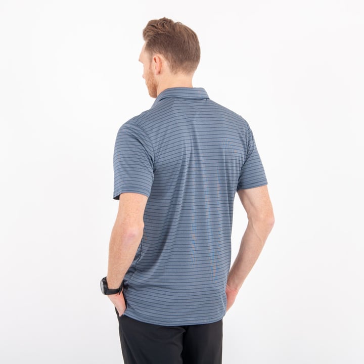 Stripe Polo Blå Wilson