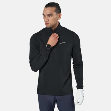M Chase Half Zip Schwarz Peak Performance