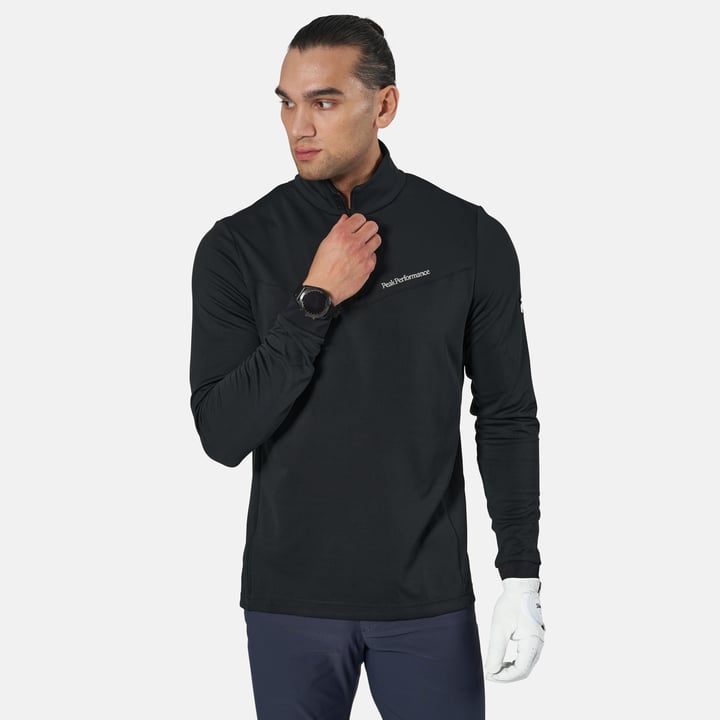 M Chase Half Zip Schwarz Peak Performance