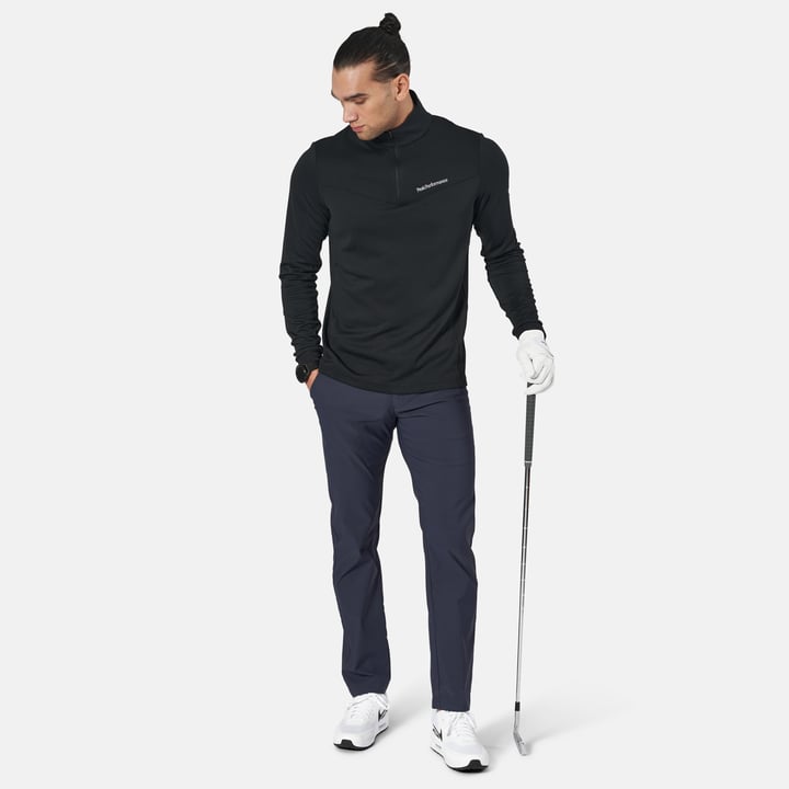 M Chase Half Zip Schwarz Peak Performance