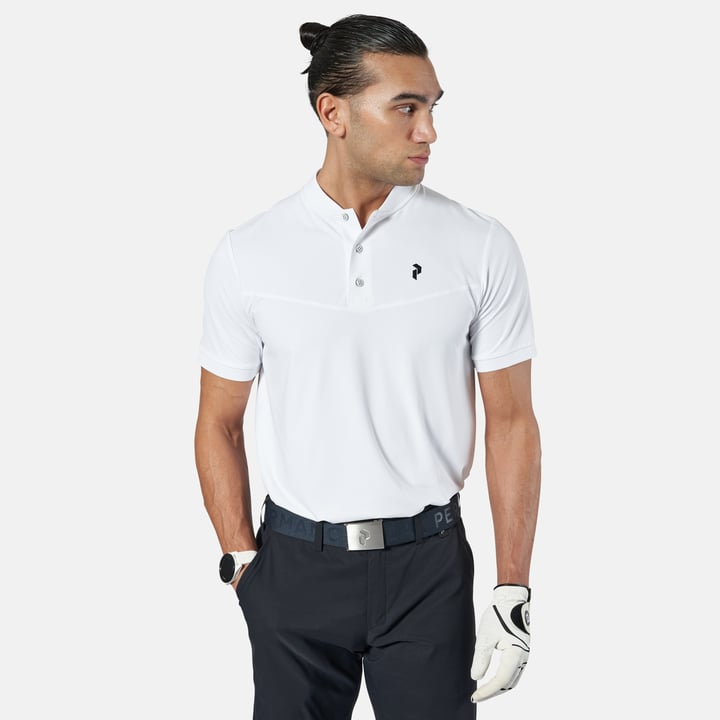 M Chase Polo Hvid Peak Performance