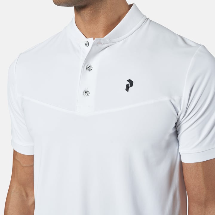 M Chase Polo Hvid Peak Performance