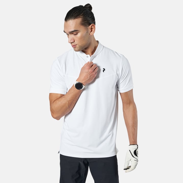 M Chase Polo Hvid Peak Performance