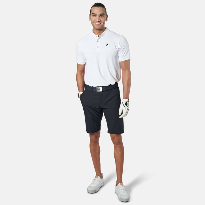 M Chase Polo Hvid Peak Performance