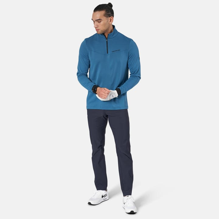 M Chase Half Zip Blau Peak Performance