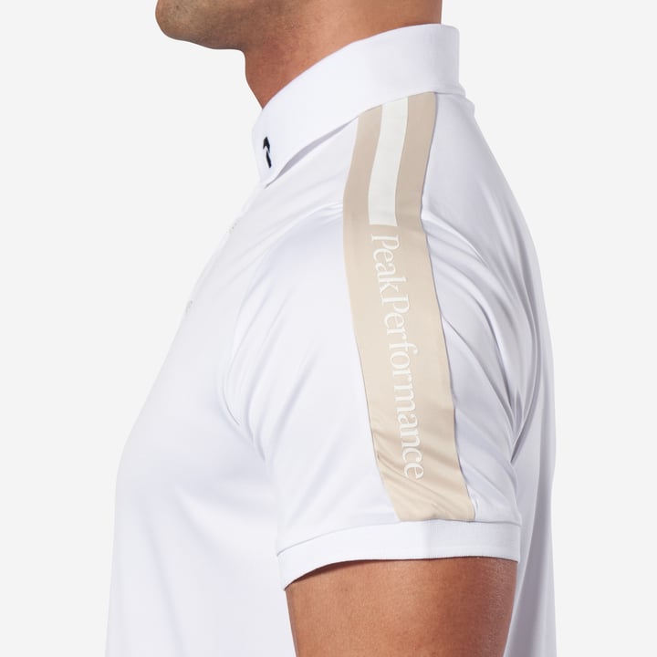 M Player Polo Hvid Peak Performance