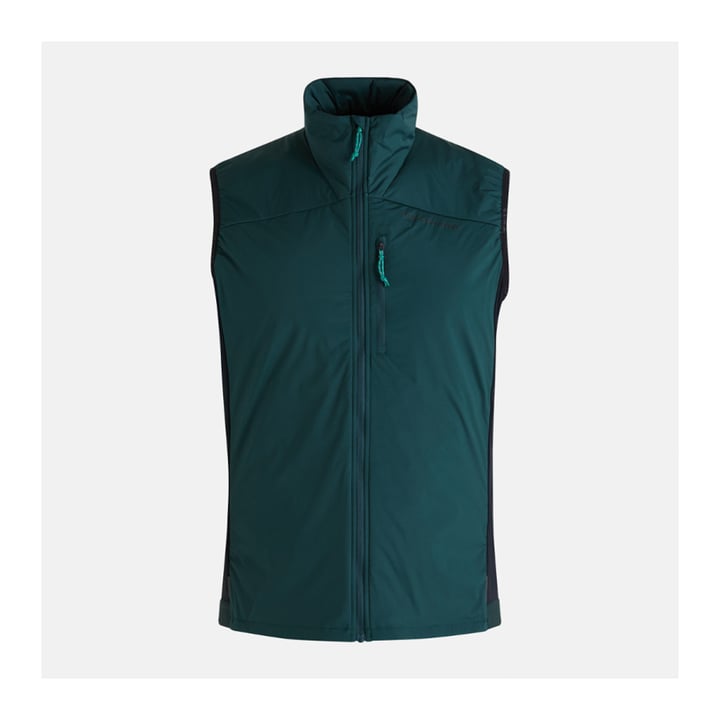 M Windstopper Vest-Scarab Green-Black Grün Peak Performance