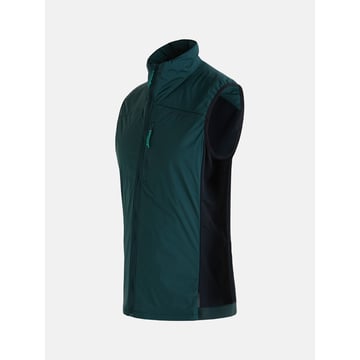 M Windstopper Vest-Scarab Green-Black Grün Peak Performance