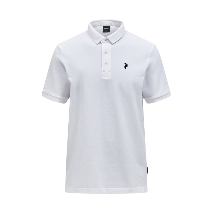 M Classic Cotton Polo Vit Peak Performance