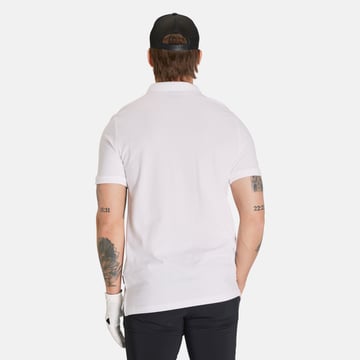 M Classic Cotton Polo Hvit Peak Performance