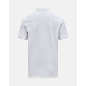 M Classic Cotton Polo Hvit Peak Performance