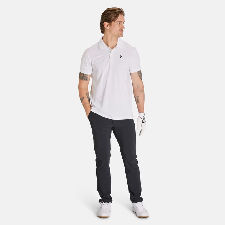 M Vespar Polo Hvit Peak Performance