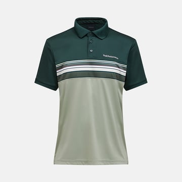 M Player Print Polo Peak Performance