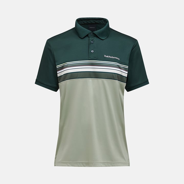 M Player Print Polo Peak Performance