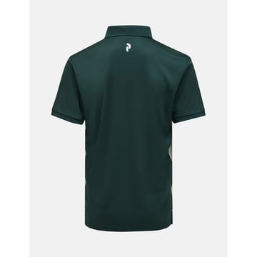 M Player Print Polo Peak Performance