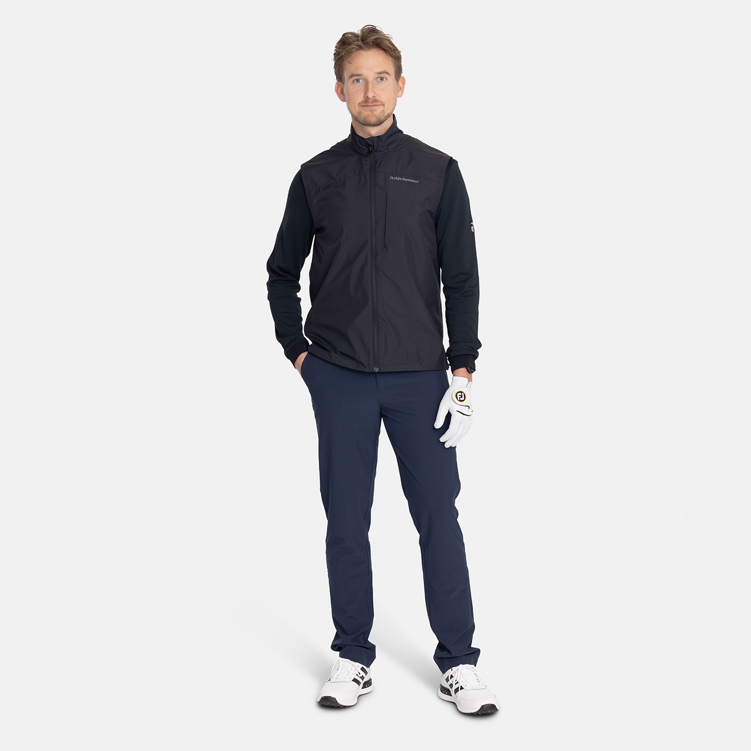 M Glider Wind Vest Sort Peak Performance