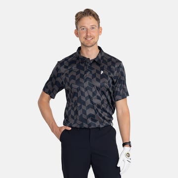 M Graphic SS Polo Peak Performance