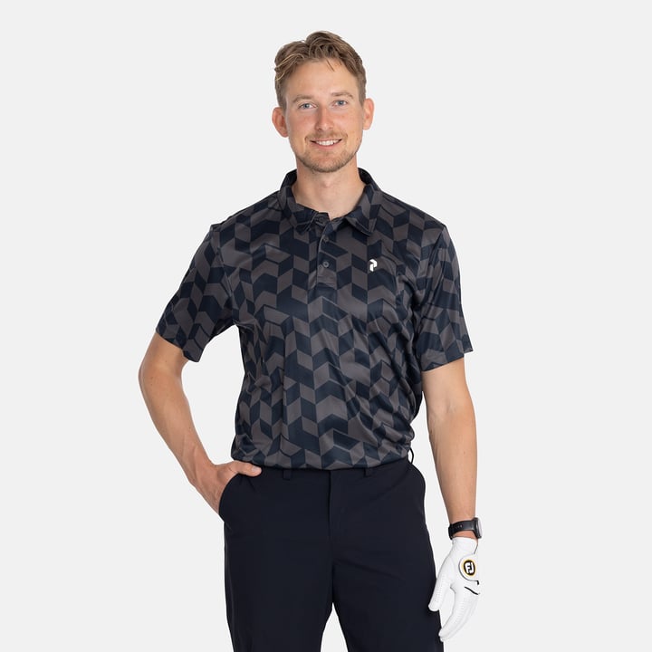 M Graphic SS Polo Peak Performance