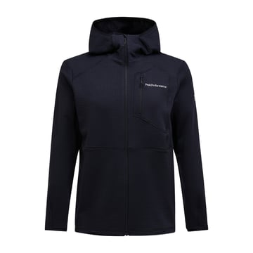 M Trail Polartec Zip Hood Svart Peak Performance