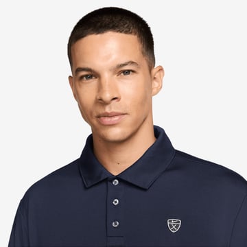 M Par 5 Solid Polo Blue Nike