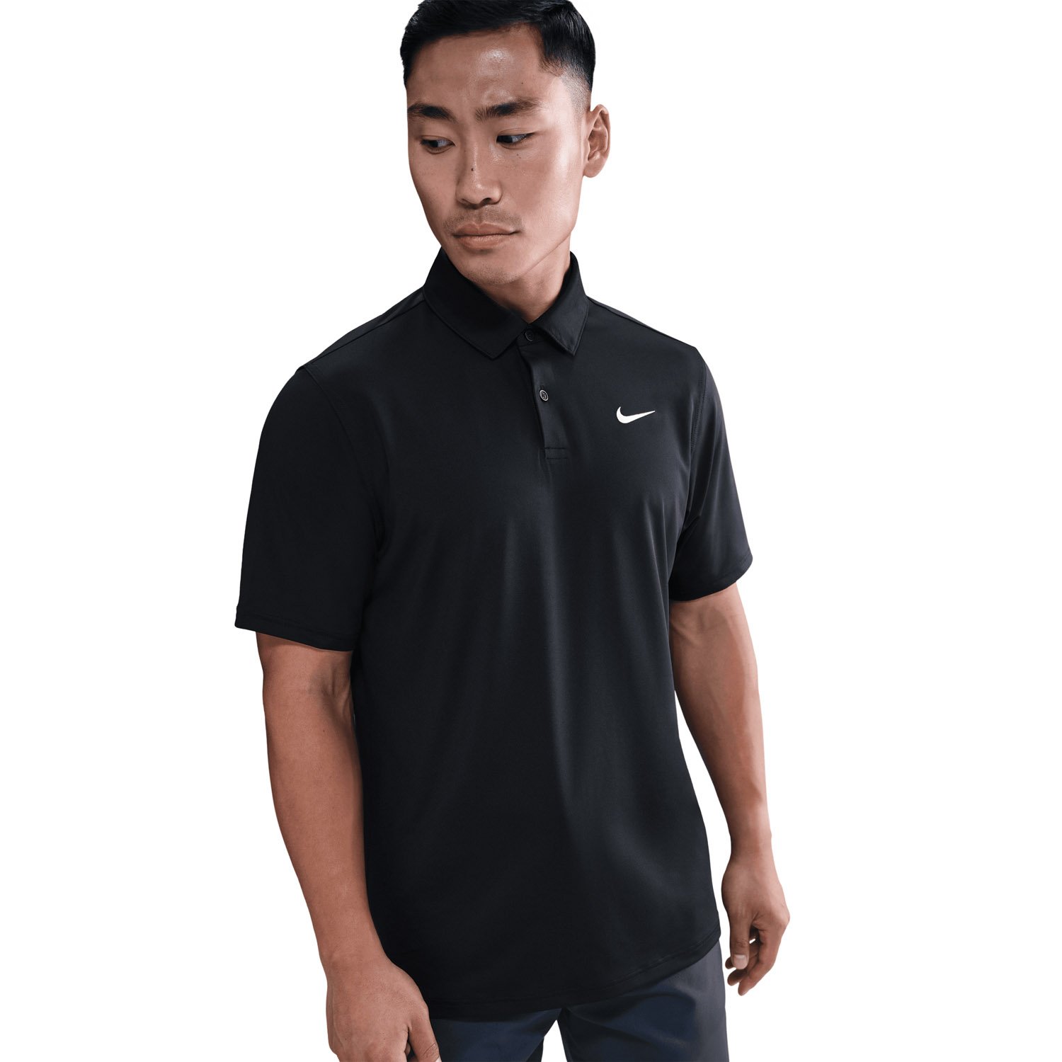 M Velocity Solid Polo Black
