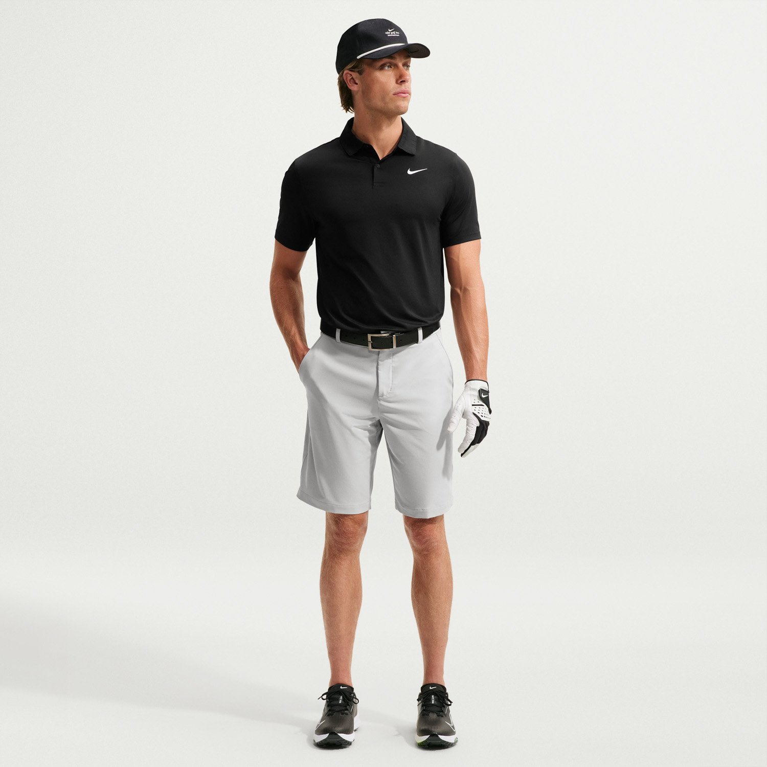 M Velocity Solid Polo Le noir Nike