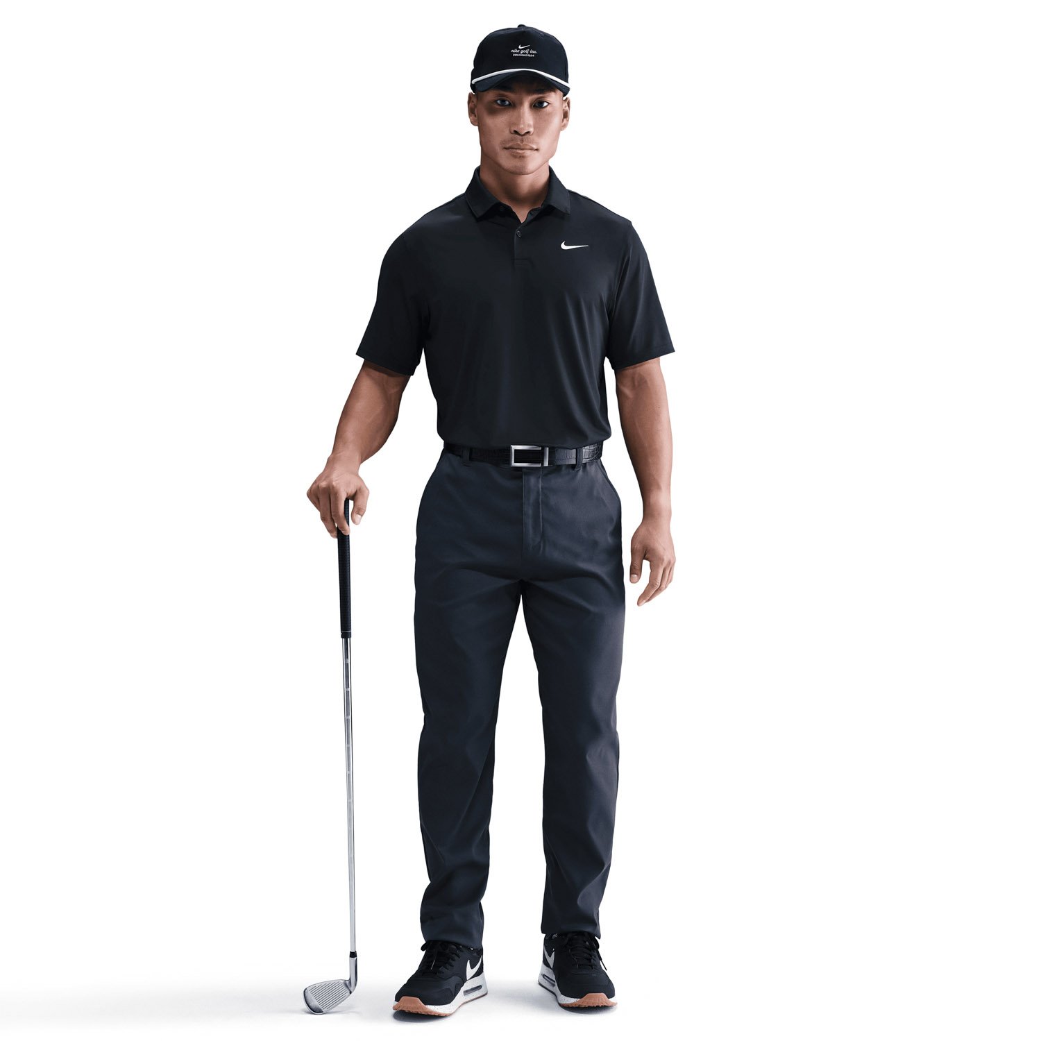 M Velocity Solid Polo Black Nike