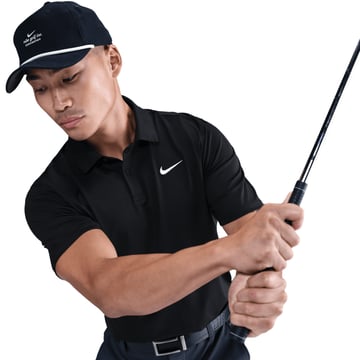 M Velocity Solid Polo Black Nike