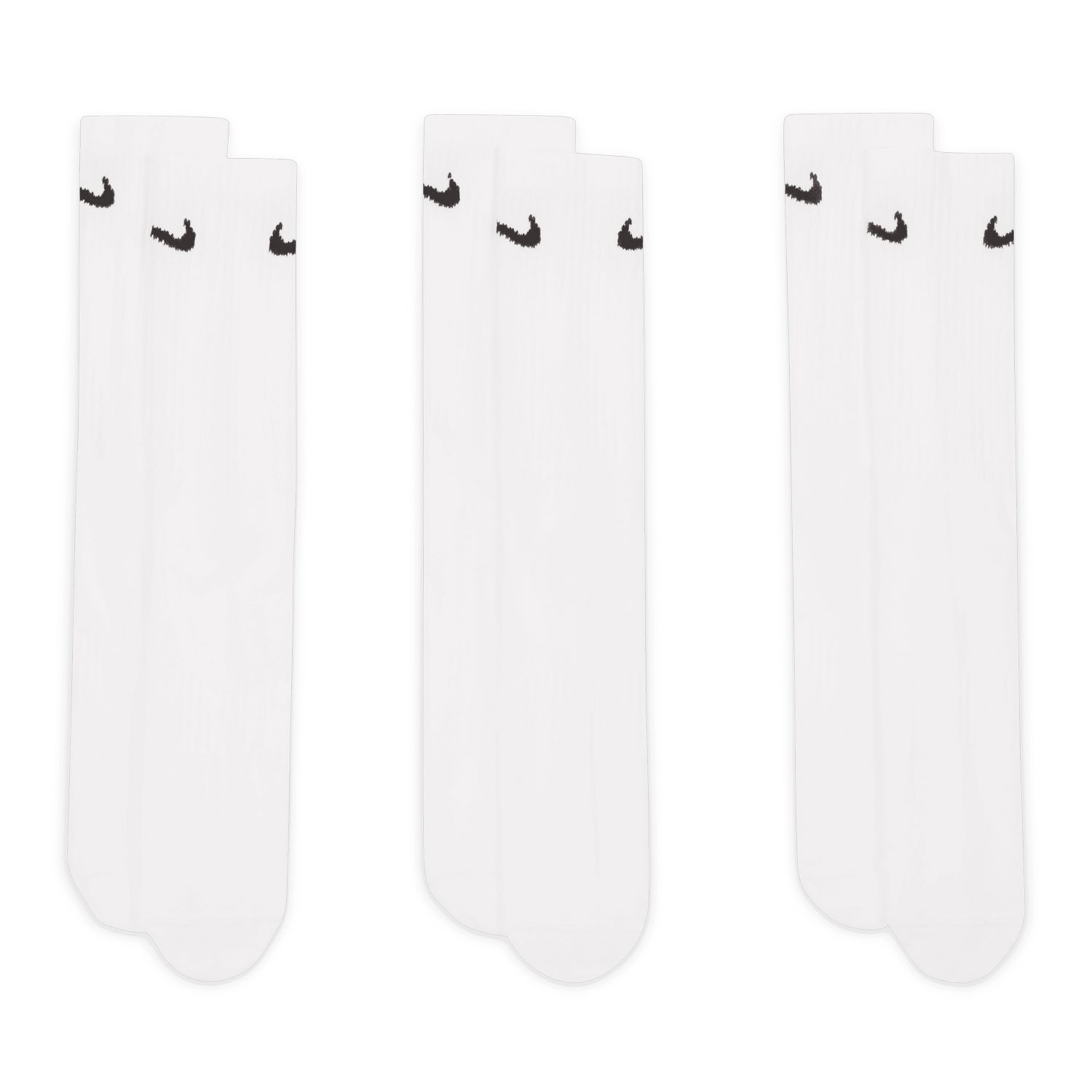 U Nk Everyday Ltwt Crew 3Pr White Nike