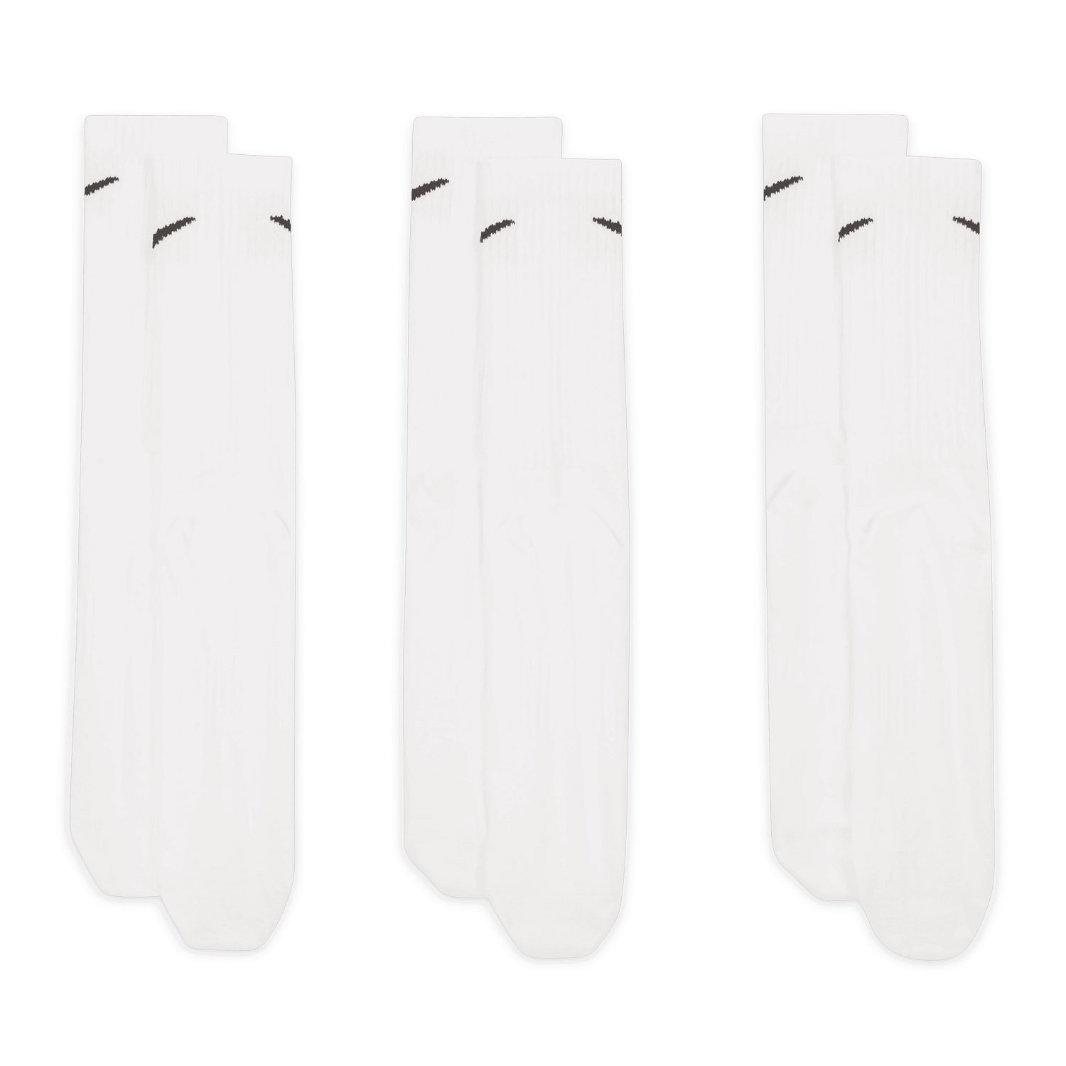 U Nk Everyday Ltwt Crew 3Pr White Nike