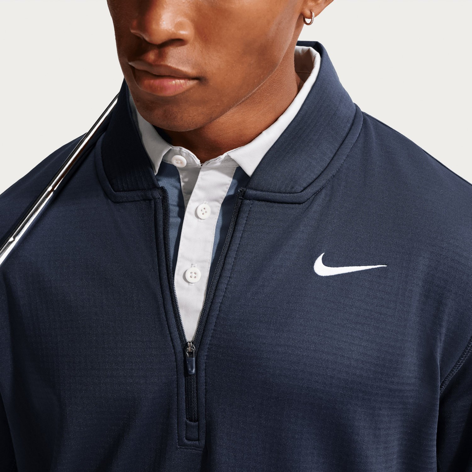 Velocity Mens Therma-FIT 1/2-Zip Blå Nike