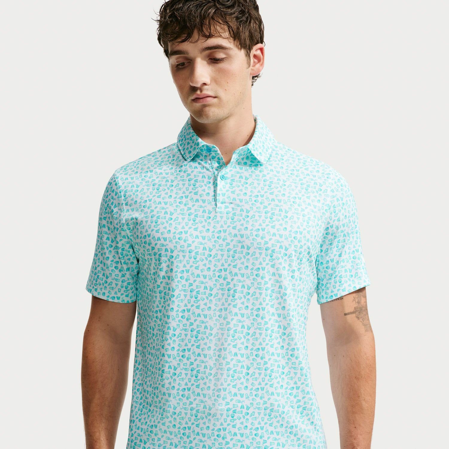 M Velocity Micro Print Polo Nike