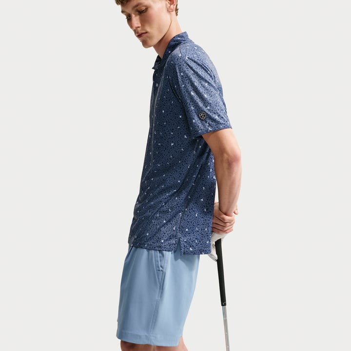 M Par 5 Polo Micro Print 1 Nike