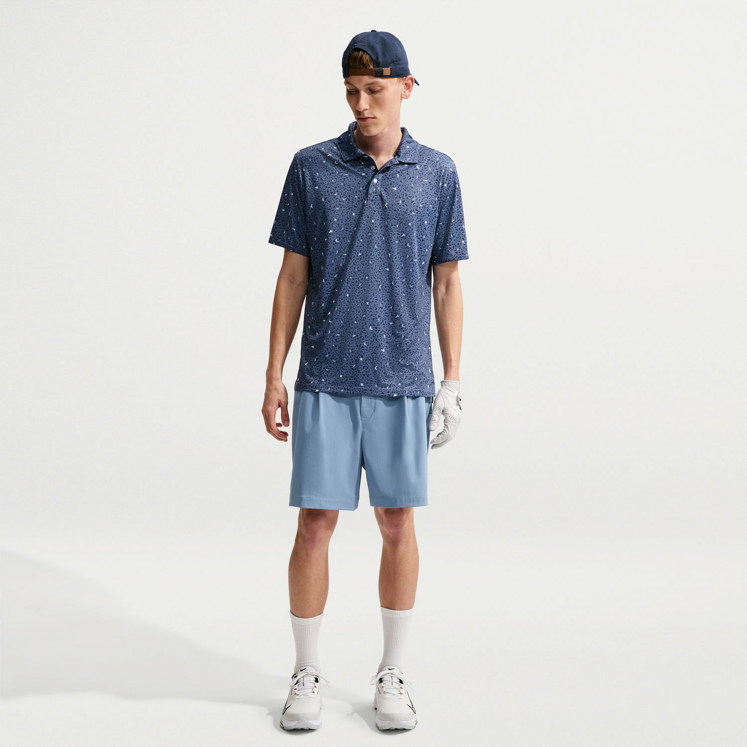 M Par 5 Polo Micro Print 1 Nike