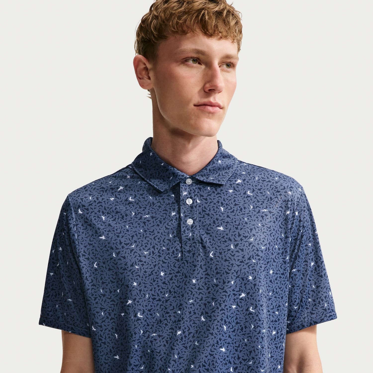 M Par 5 Polo Micro Print 1 Nike
