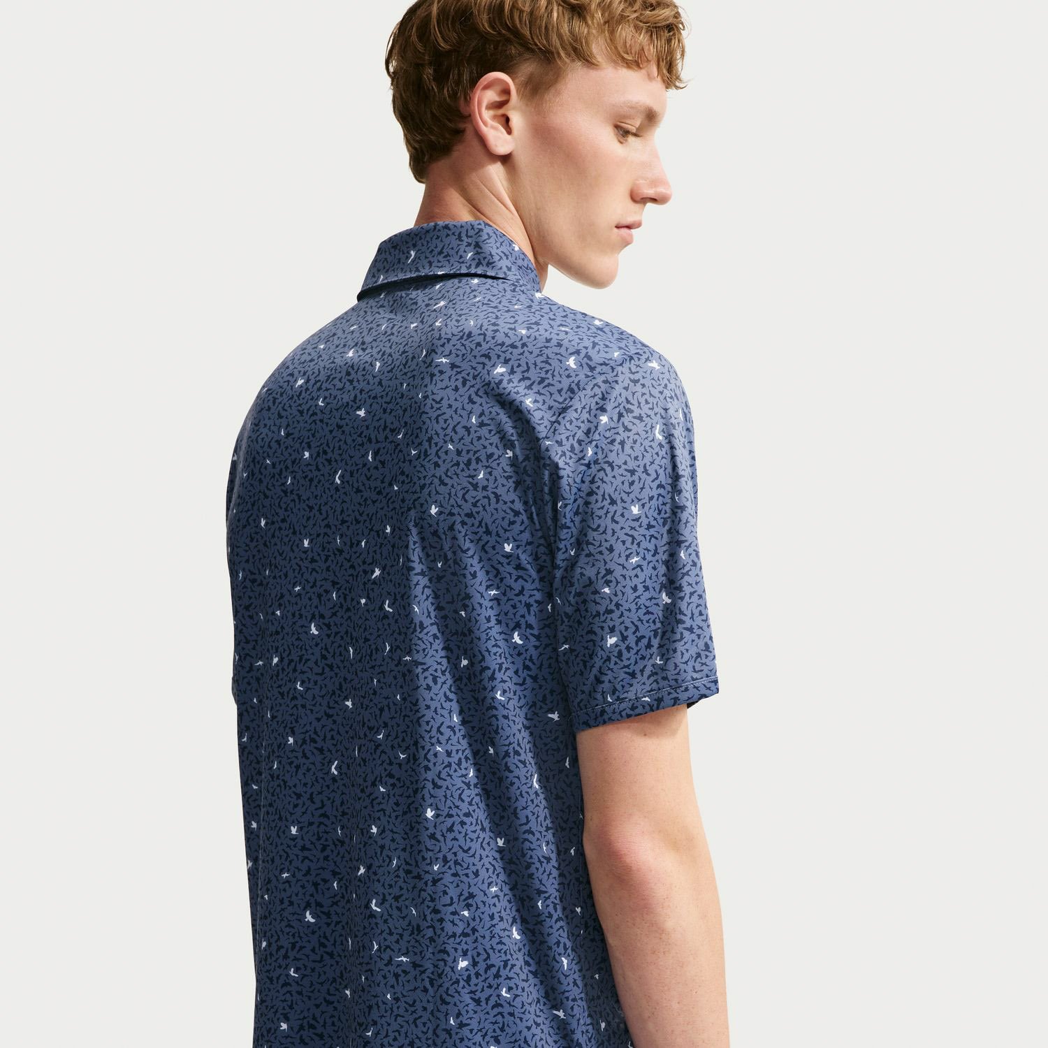 M Par 5 Polo Micro Print 1 Nike