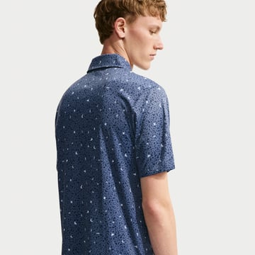 M Par 5 Polo Micro Print 1 Nike