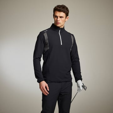 Power Half-Zip Schwarz Ping