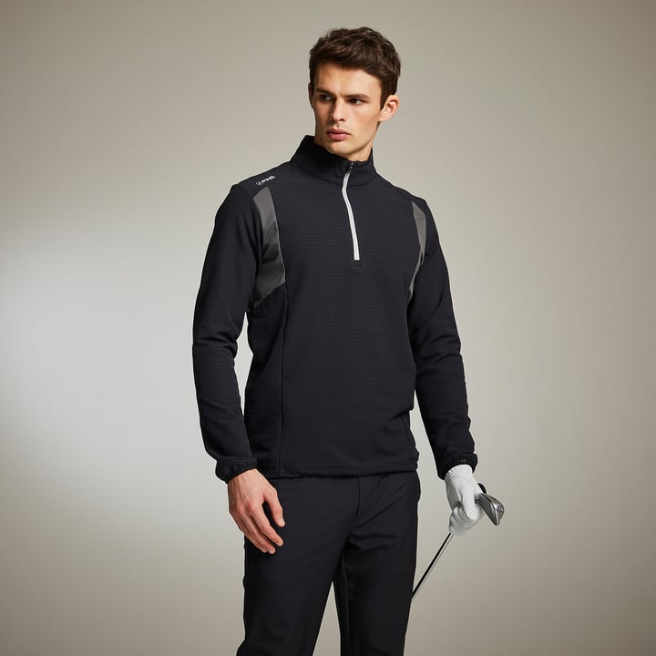 Power Half-Zip Schwarz Ping