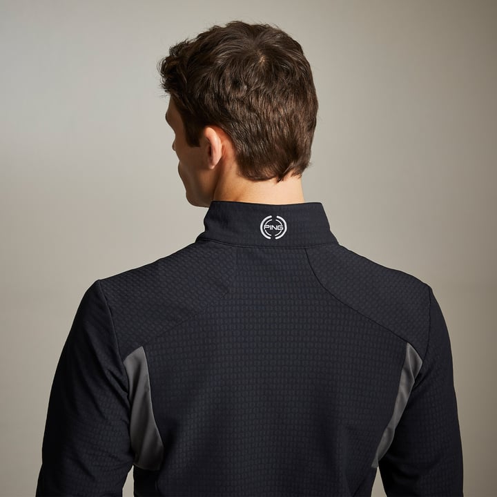 Power Half-Zip Schwarz Ping