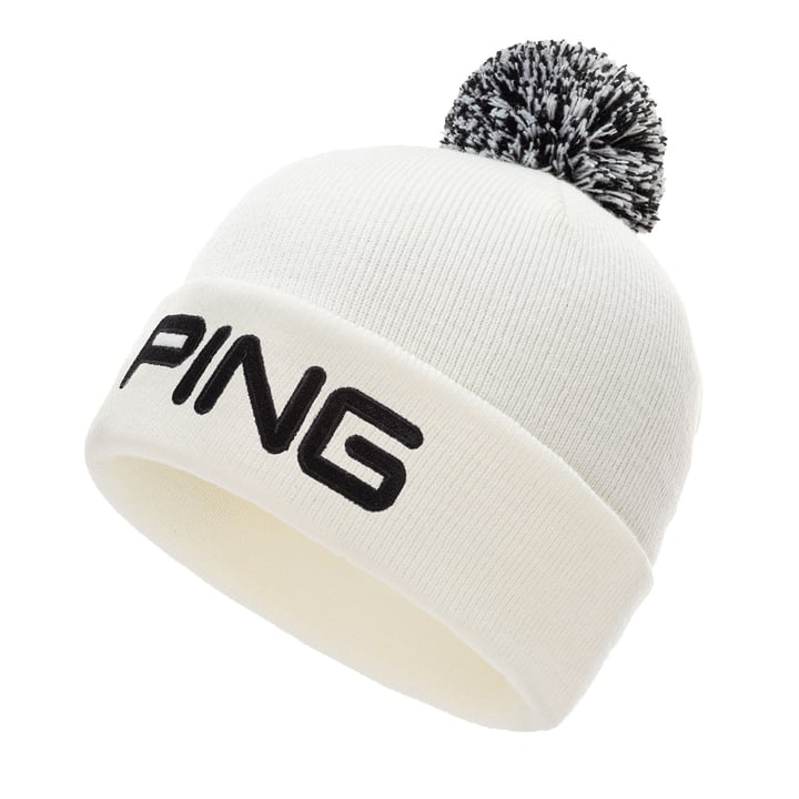 Classic Bobble Knit Vit Svart Ping