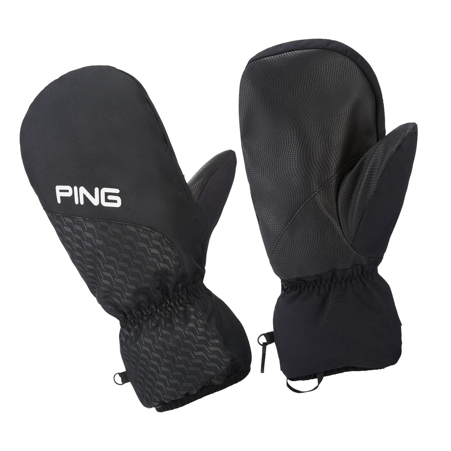 Powakaddy Winter Golf Trolley Mittens - Black Powakaddy Winter Golf Trolley Mittens - Black