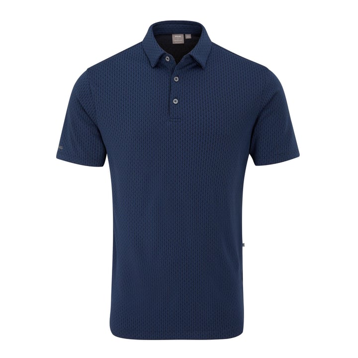 Ping Hershel Men's Diamond Polo Golf Shirt - Red Ping Hershel Men's Diamond Polo Golf Shirt - Red