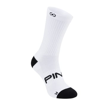 Crew Sock 2-Pack Black White Ping