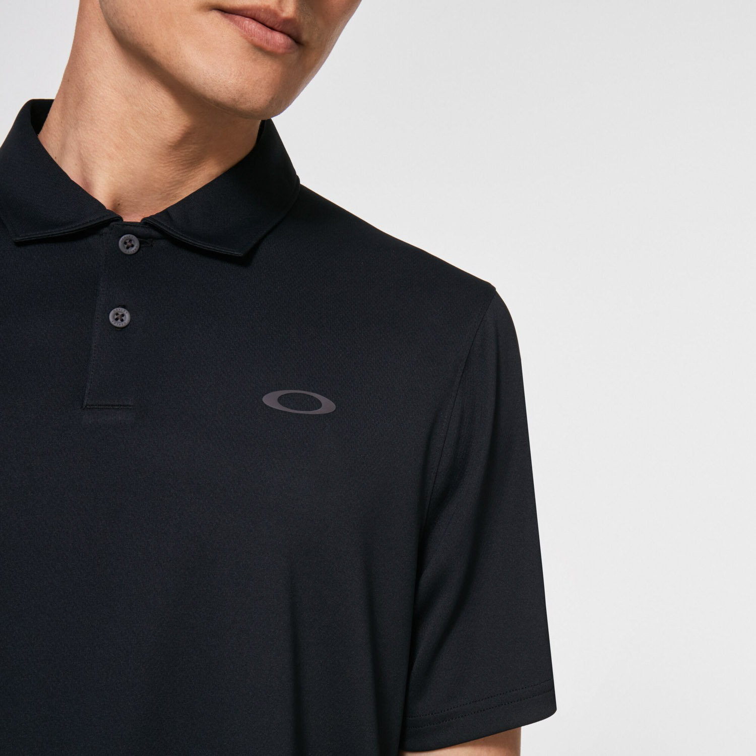 black oakley polo