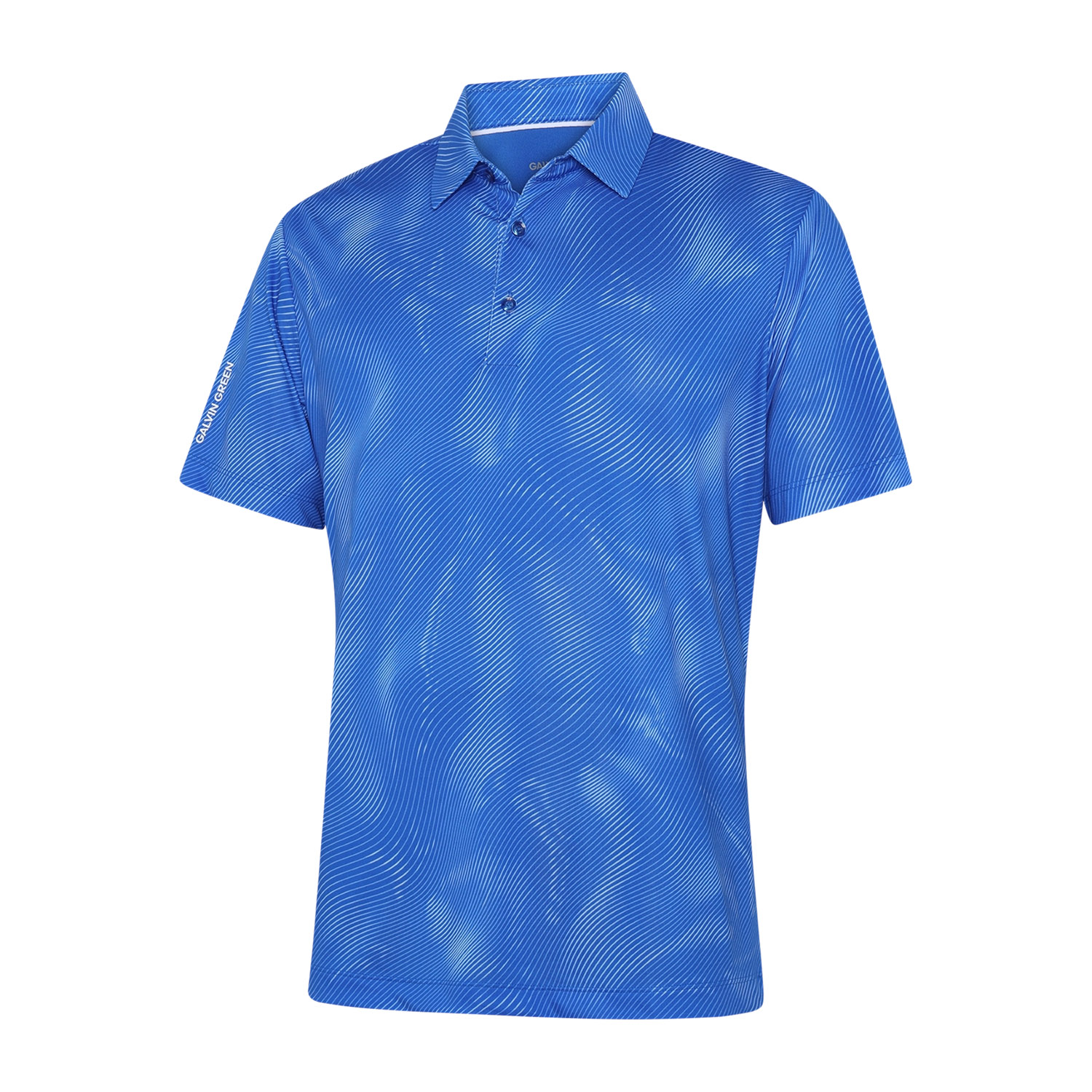 Galvin Green Maguire Golf Shirt Crystal Blue
